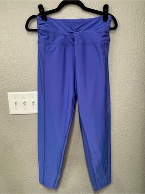 Free People Movement You Glow Girl Purple Twist Waist Leggings Size Large